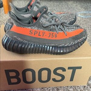 Adidas Yeezy Boost 350 V2 in Black and Orange